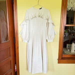 SHEIN | Woman’s White Ruffle Dress
